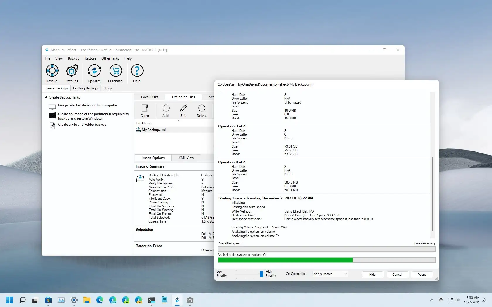 如何使用 Macrium Reflect 備份 Windows 11