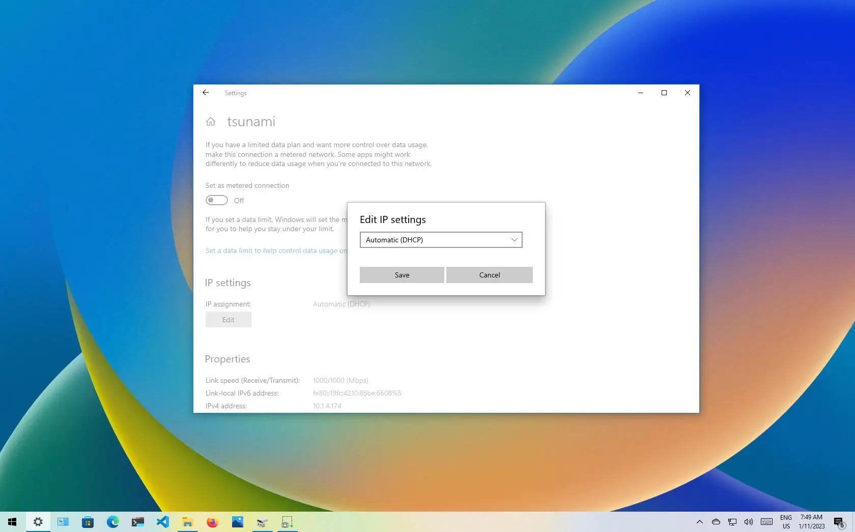 如何在Windows 10上從靜態IP地址更改為動態IP地址