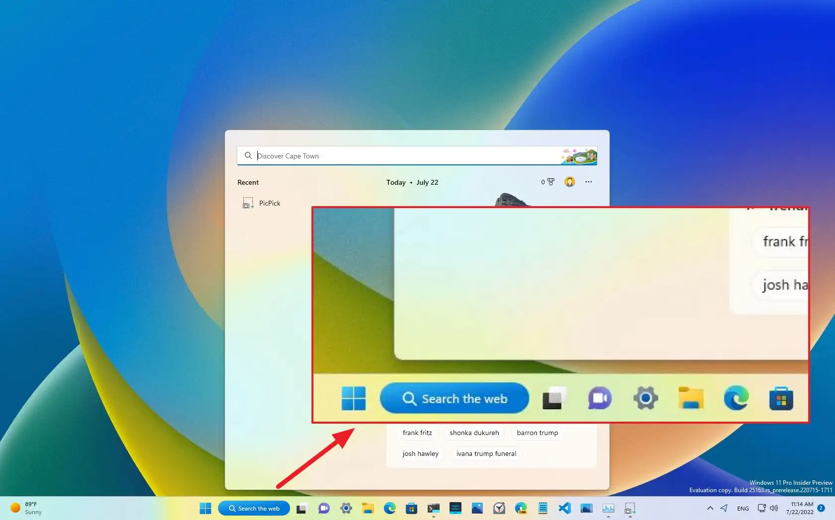 如何在 Windows 11 上启用新的任务栏搜索按钮