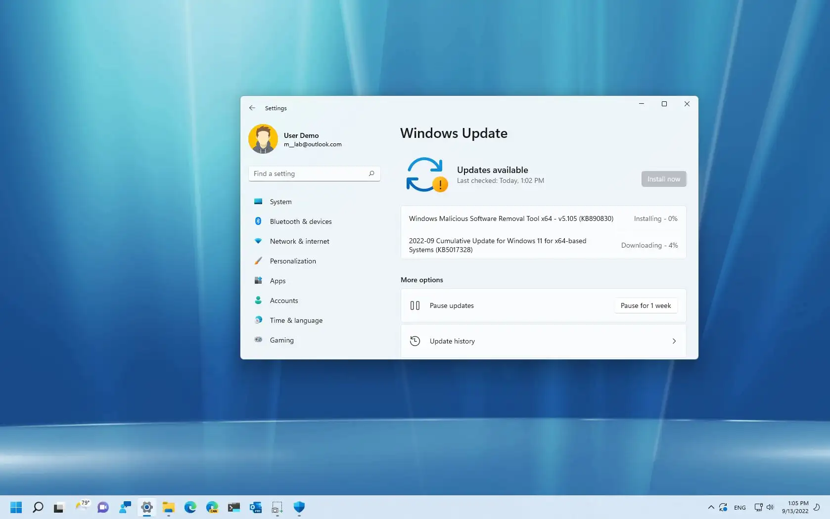 Windows 11 build 22000.978 (KB5017328) 已修复