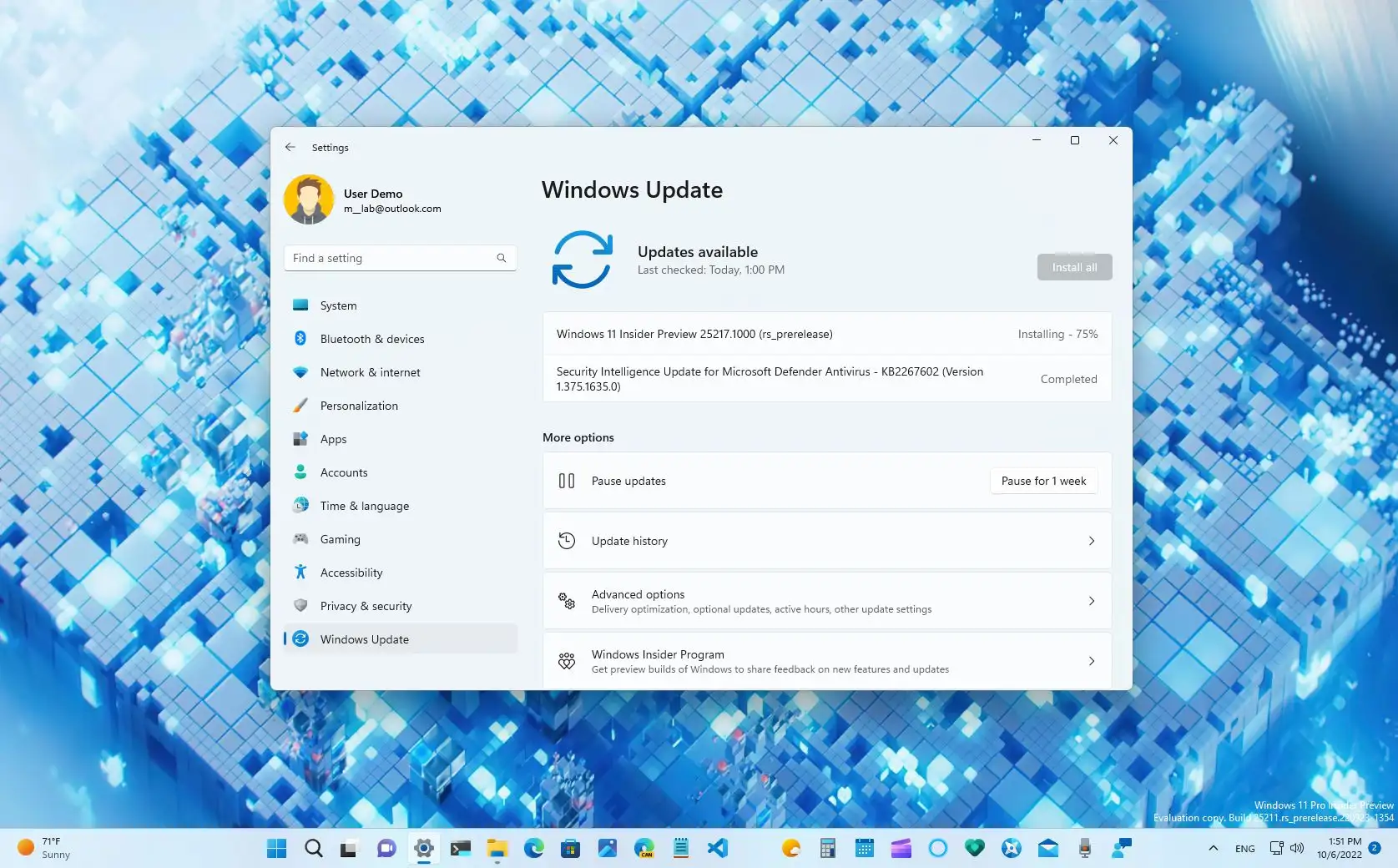 Windows 11 build 25217向开发者开放Widgets