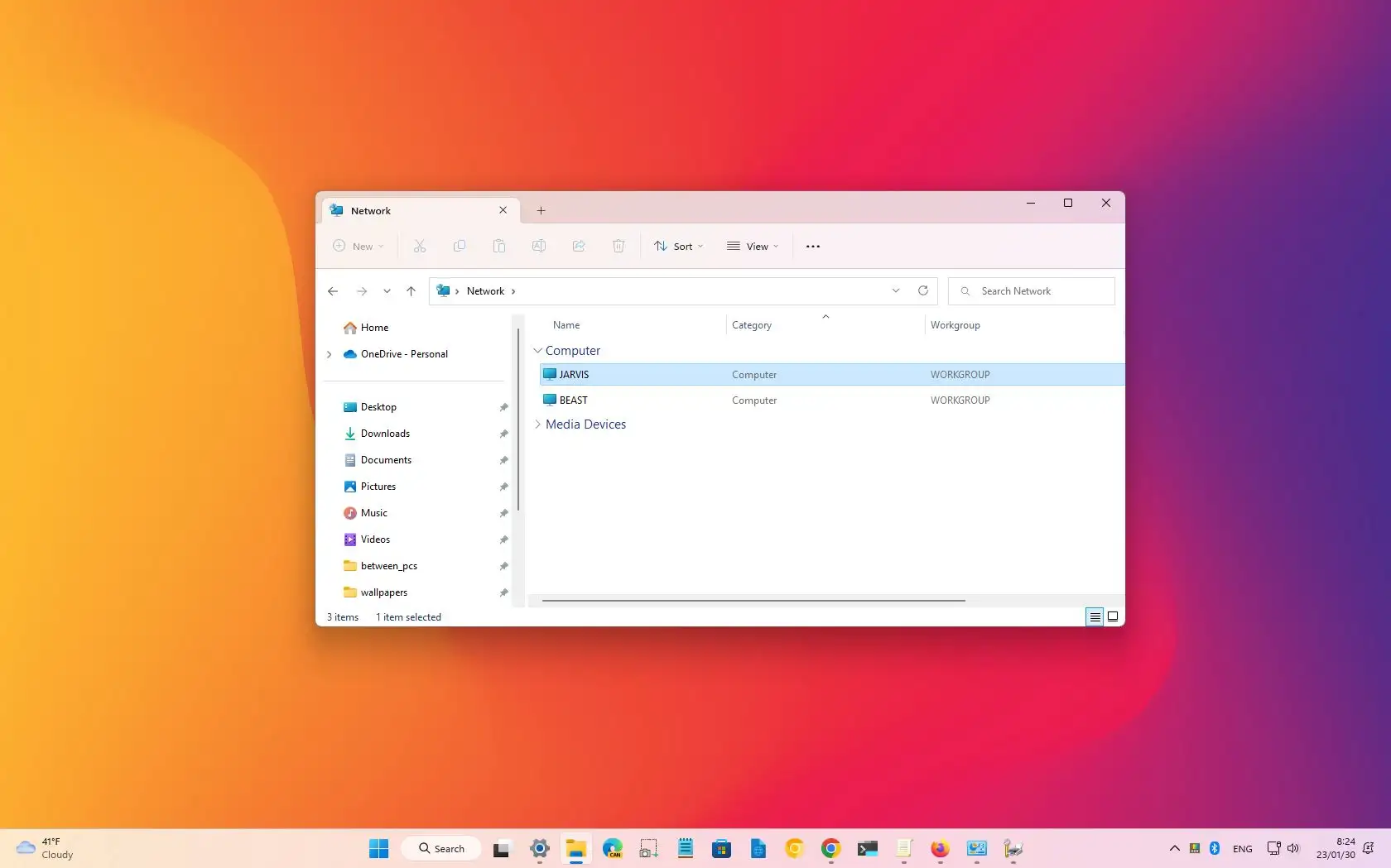 如何在 Windows 11 上查找网络中的其他计算机