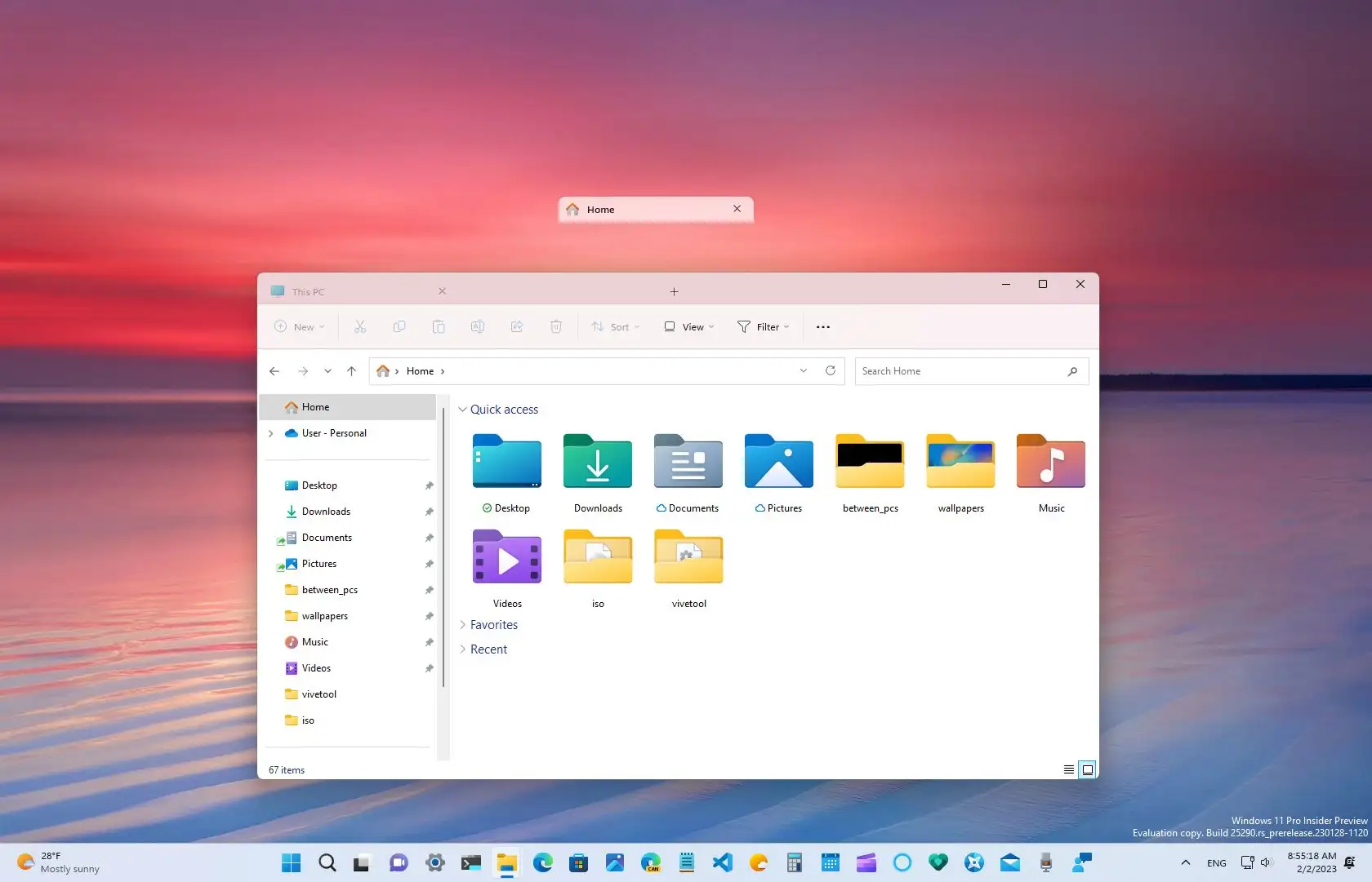 如何在Windows 11上启用File Explorer的拖放选项卡