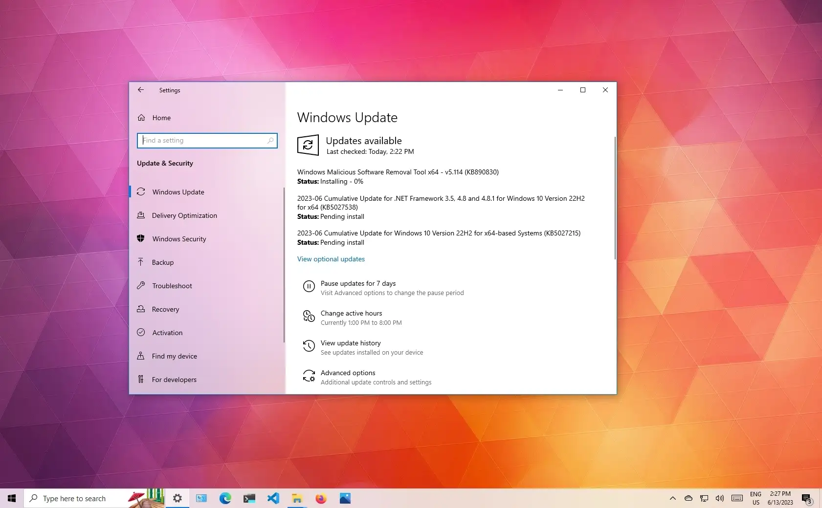 Windows 10 内部版本 19045.3086 (KB5027215) 版本 22H2、21H2 - 数字指南