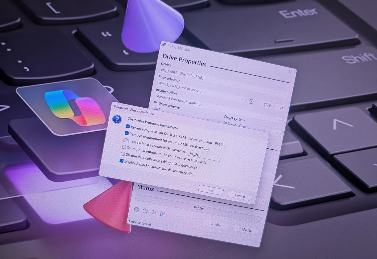  rufus windows 11 usb 