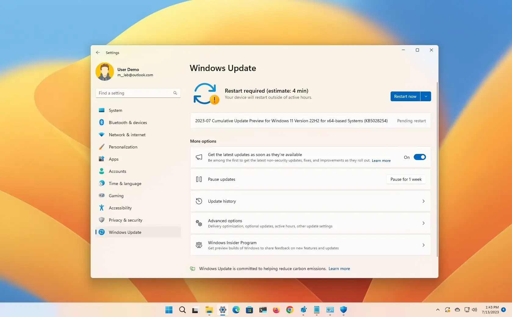 Windows 11 内部版本 22621.2070 (KB5028254) 在版本 22H2 上作为预览版发布 - 数字指南