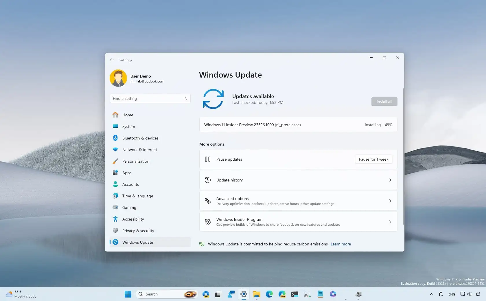 Windows 11 版本 23526 在开发频道中发布 - 数字指南