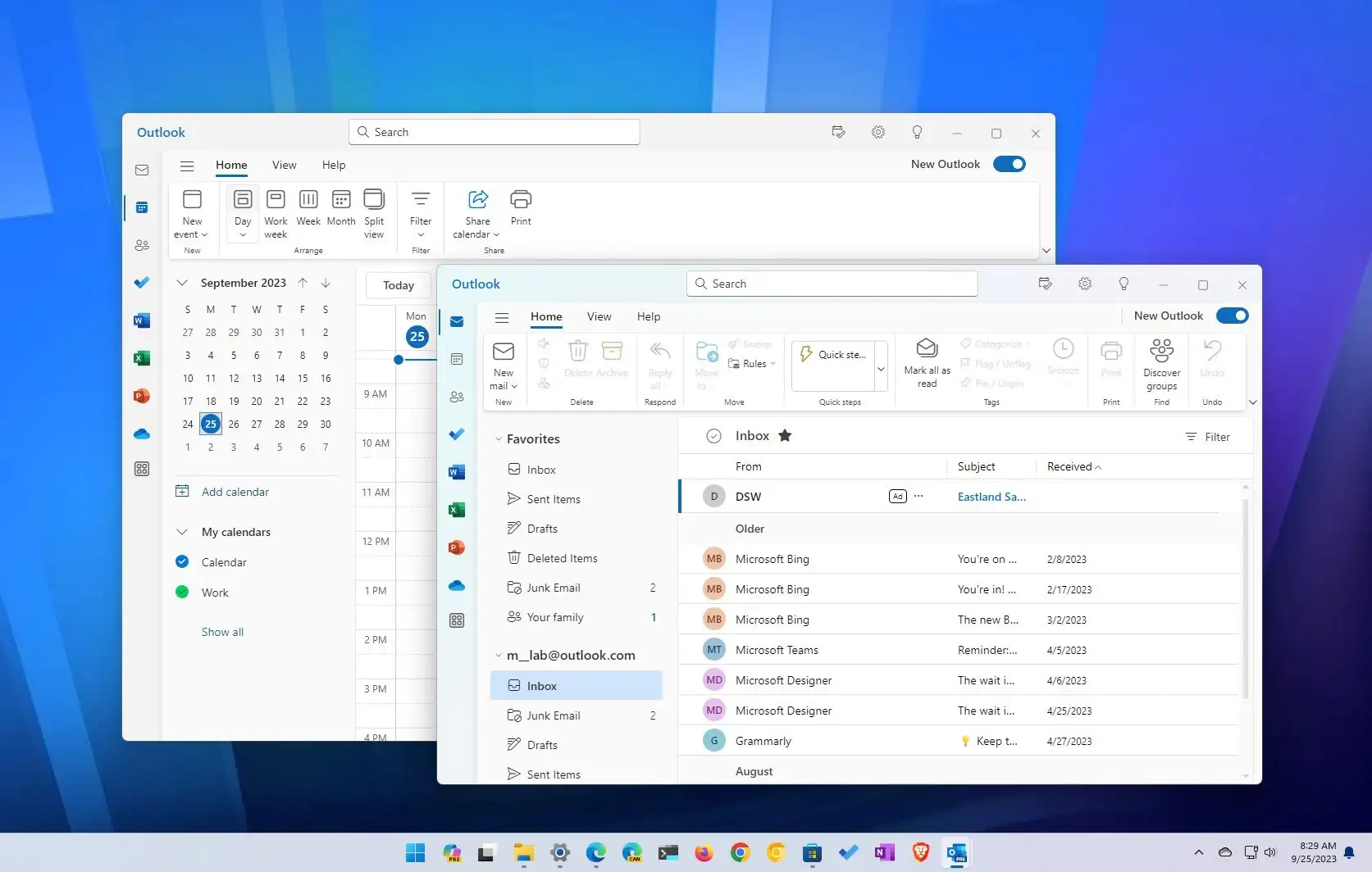 適用於 Windows 11 的新 Outlook 應用程式正式發布