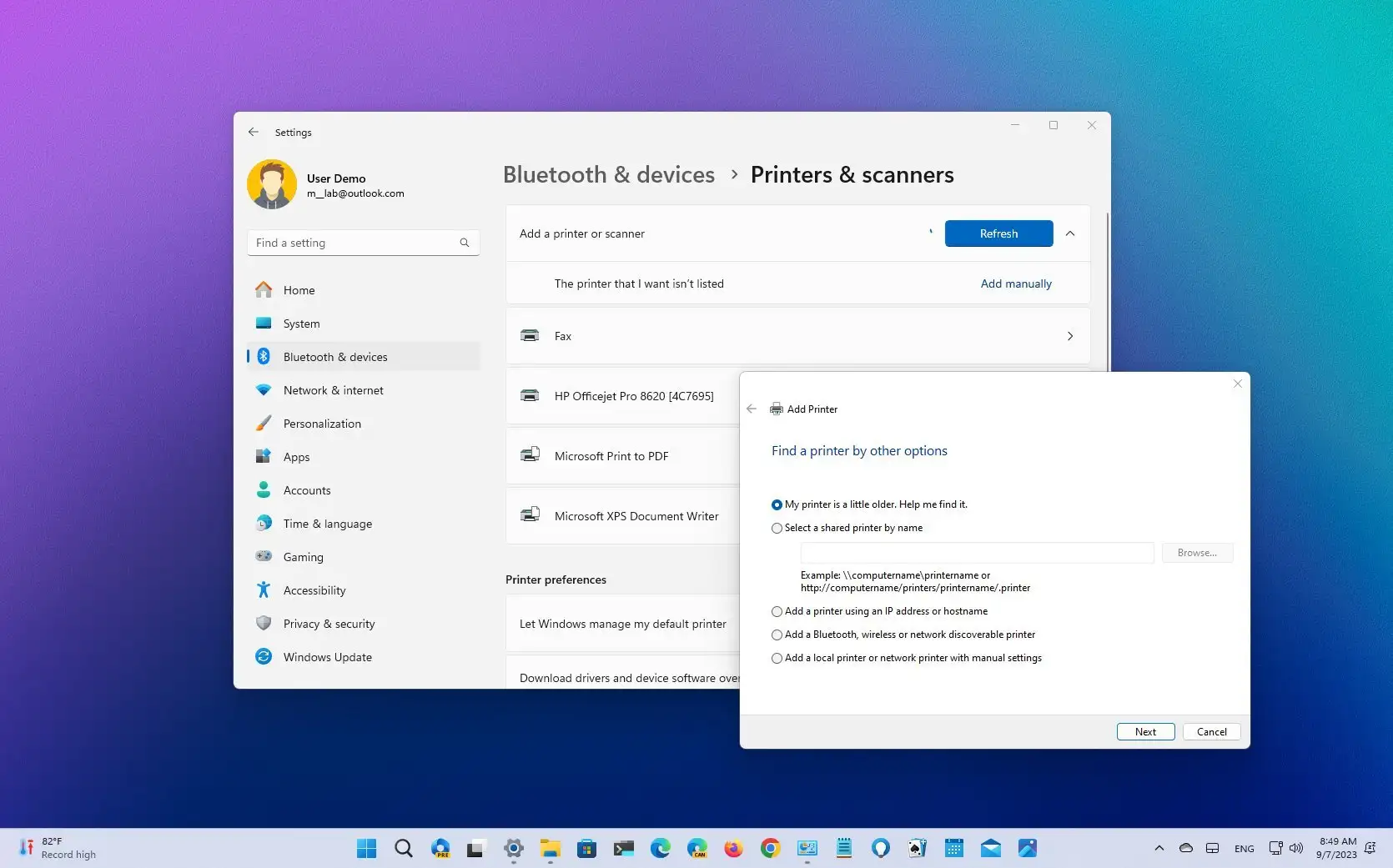 Windows 更新将停止提供制造商的打印机驱动程序
