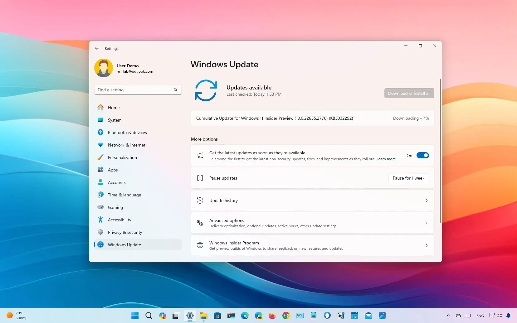 Windows 11 更新 KB5032292 包含共享、墨迹、通知更改