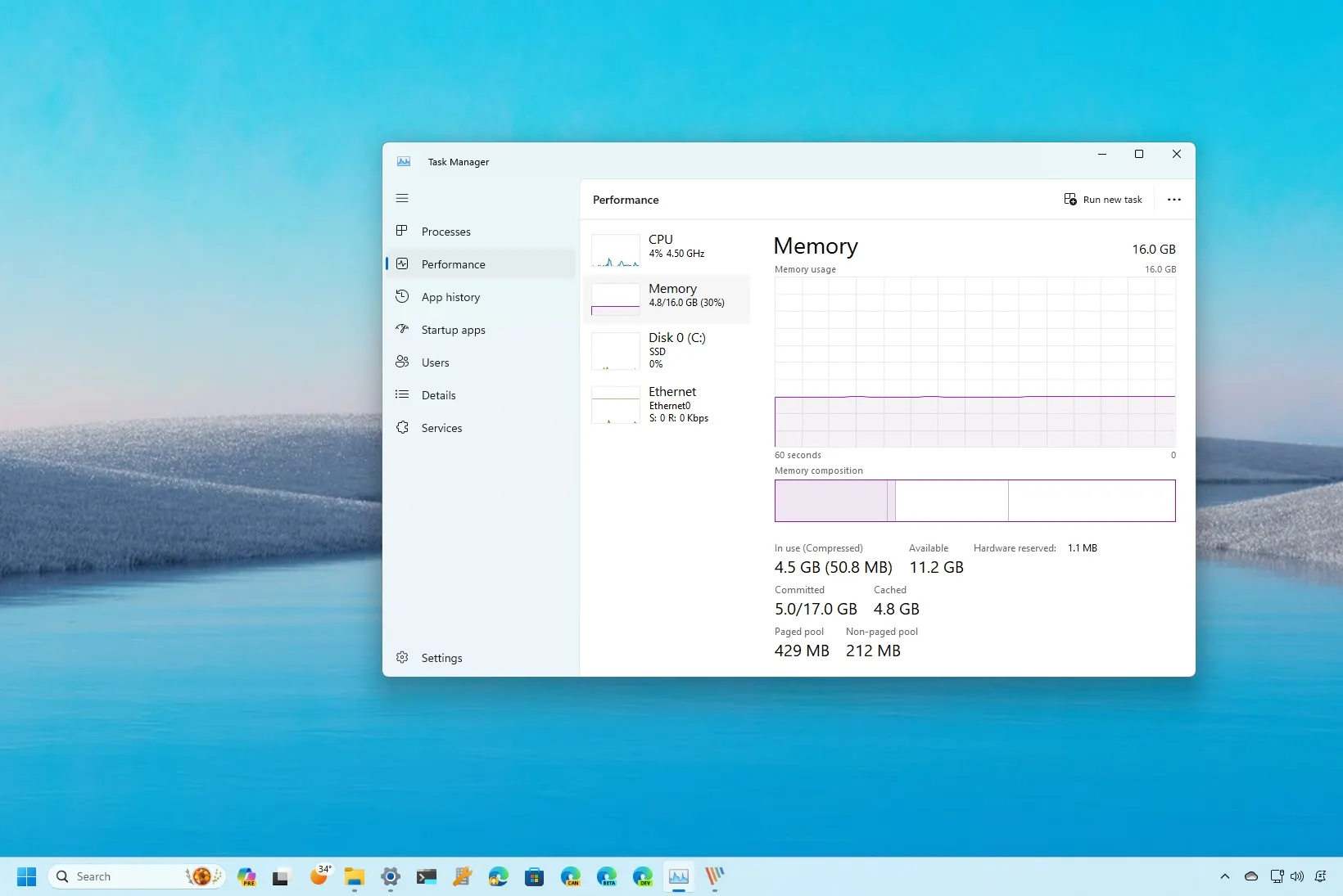 据报道 Windows 11 将需要 16GB RAM 来执行 AI 任务