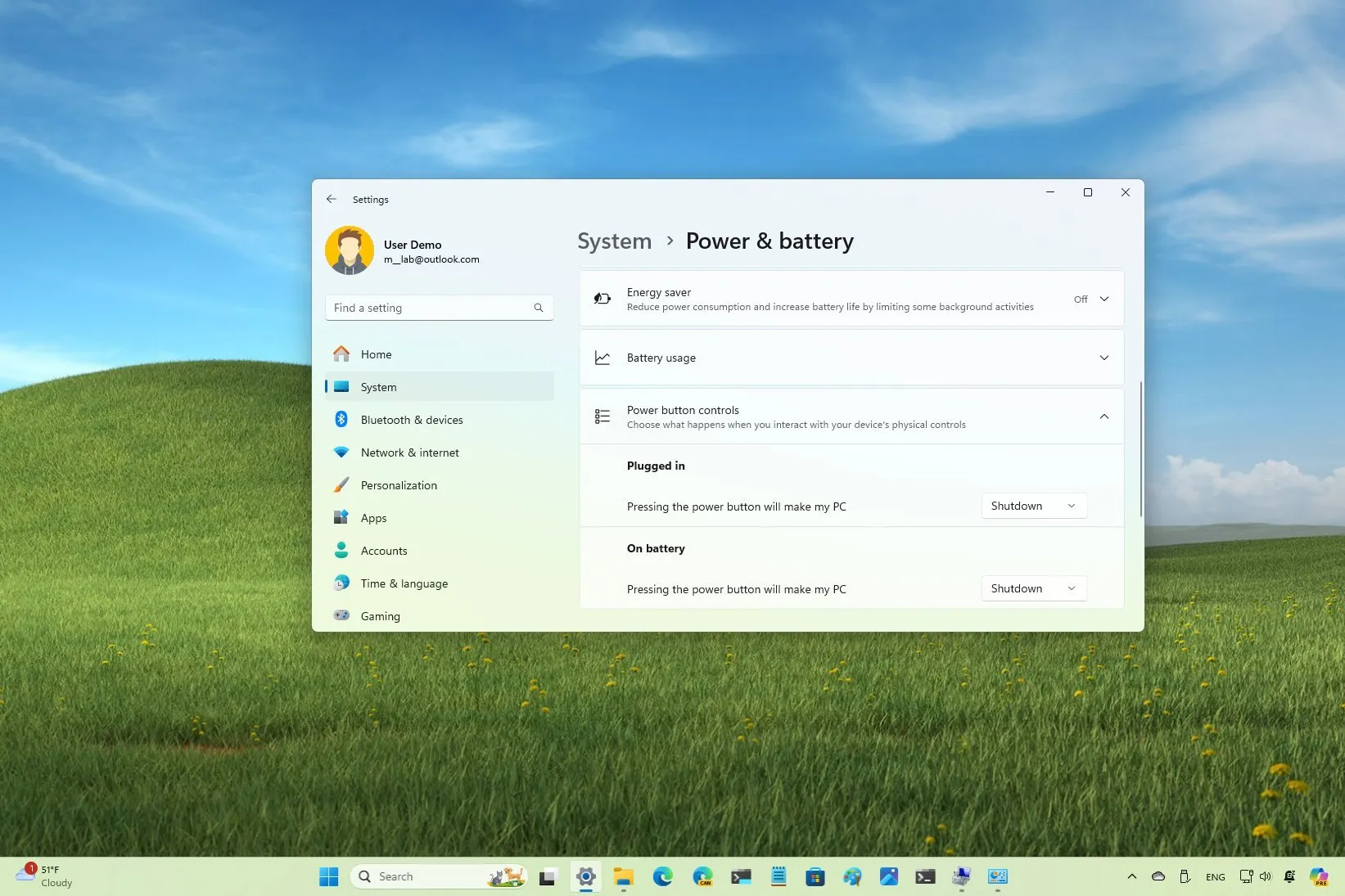 如何更改 Windows 11 上的电源按钮操作