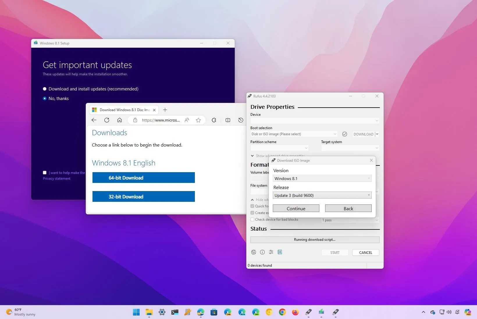 如何下载 Windows 8.1 (2024) 的官方 ISO 文件