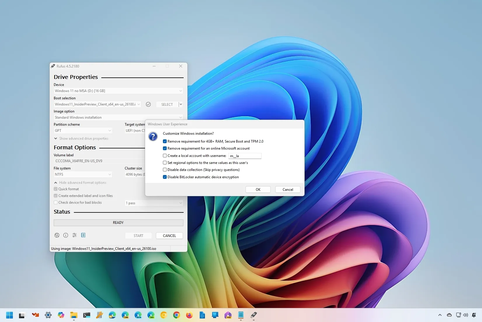 如何使用 Rufus 和 Ventoy 為不支援的電腦建立 Windows 11 24H2 USB