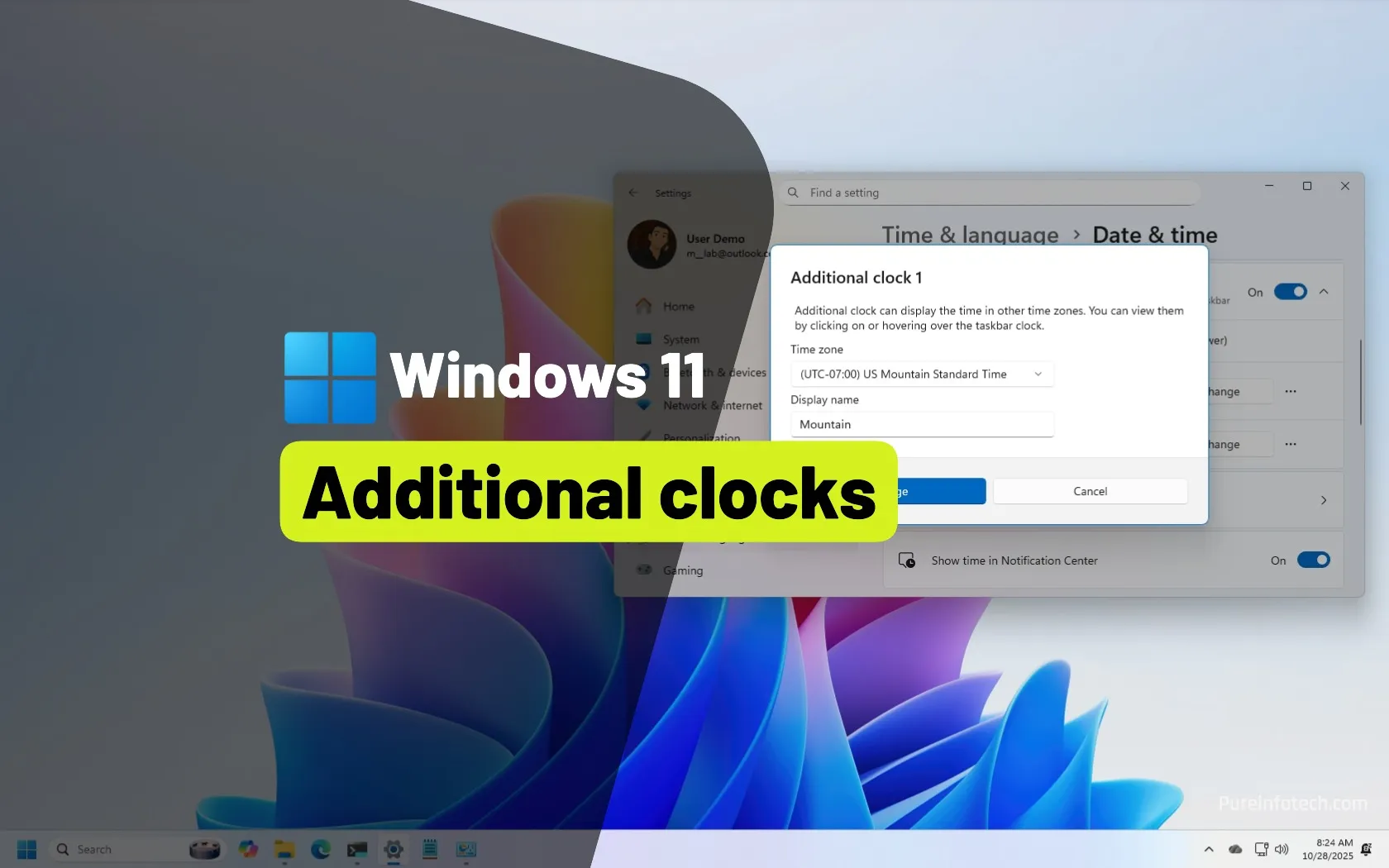 如何在 Windows 11 上添加多个时区时钟 - 数字指南