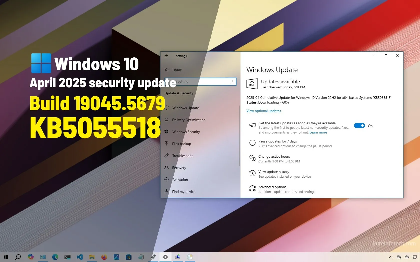 适用于 Windows 10（内部版本 19045.5737）的 KB5055518 作为 2025 年 4 月更新发布 - 数字指南