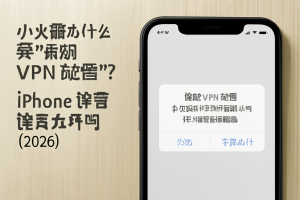 小火箭为什么要“添加 VPN 配置”？iPhone 弹窗该点允许吗（2026）