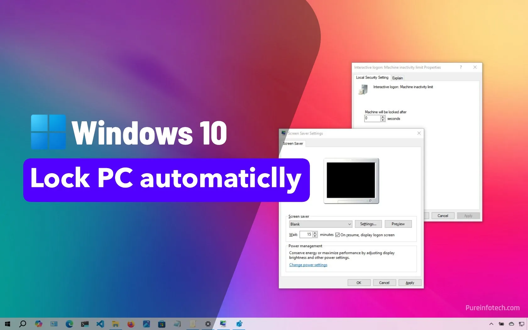 如何在 Windows 10 上不活動後自動鎖定電腦 - 数字指南