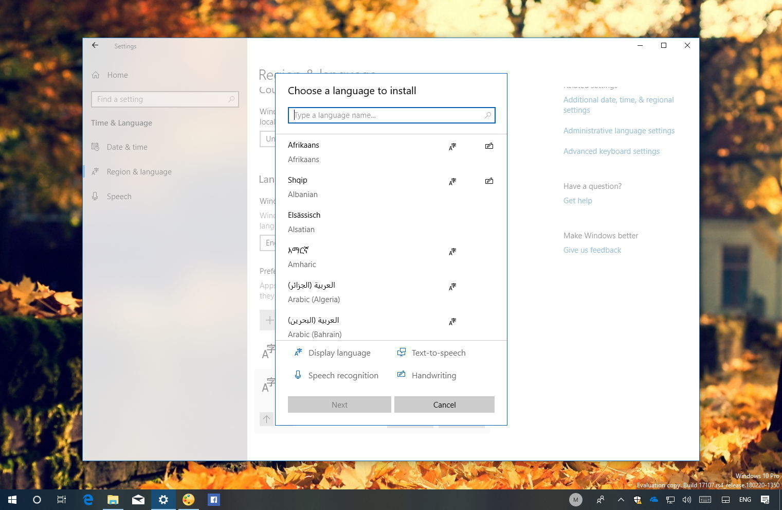 Windows Language Menu 如何在 Windows 10 上添加多種顯示語言 - 数字指南