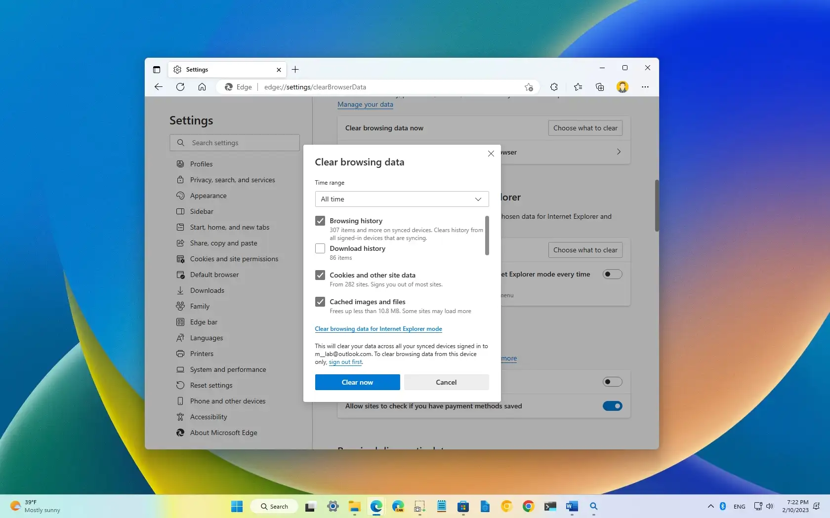 如何清除 Microsoft Edge 上的緩存和 cookie - 数字指南