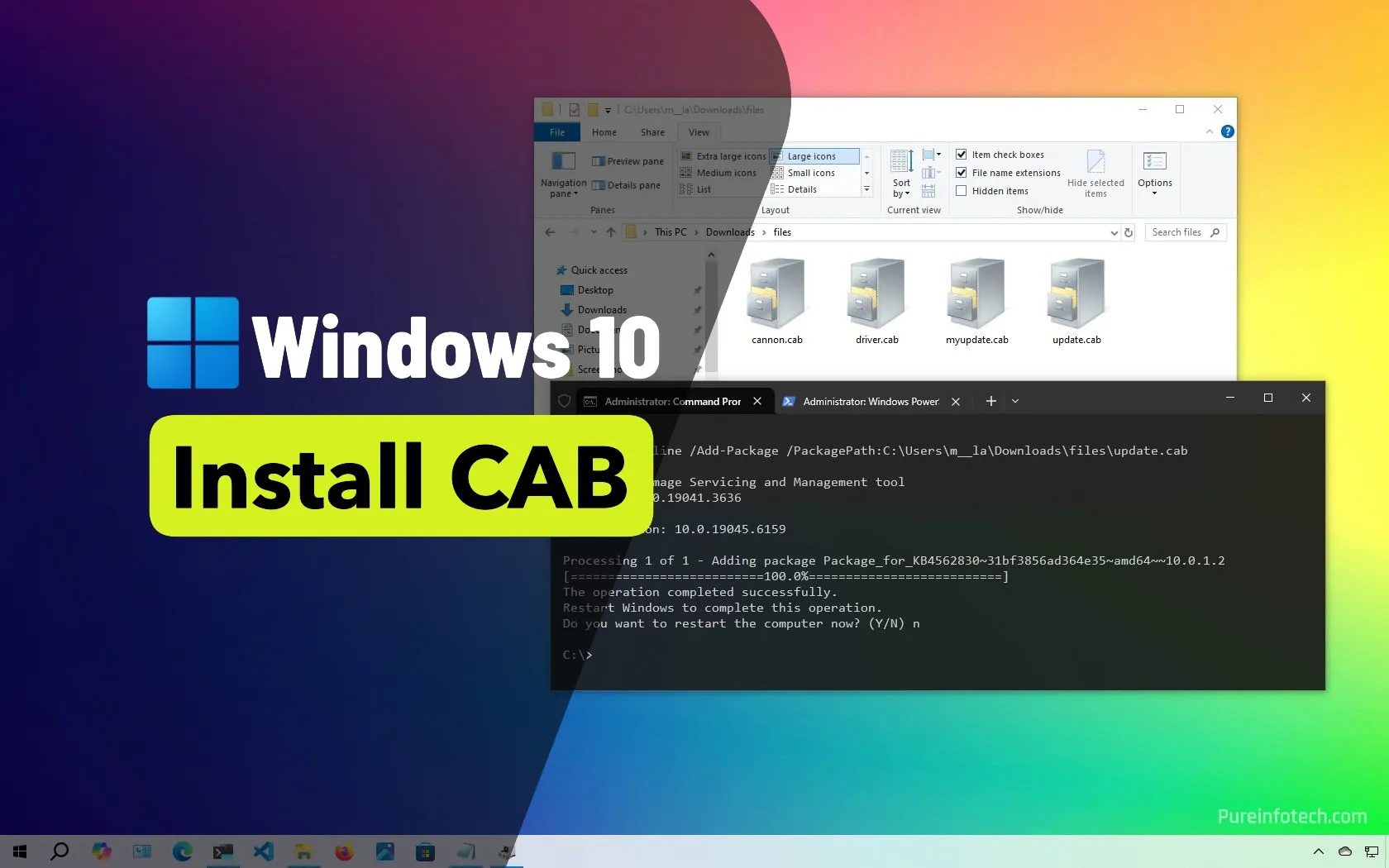 如何在 Windows 10 上安裝更新和驅動程序的 CAB 文件 - 数字指南